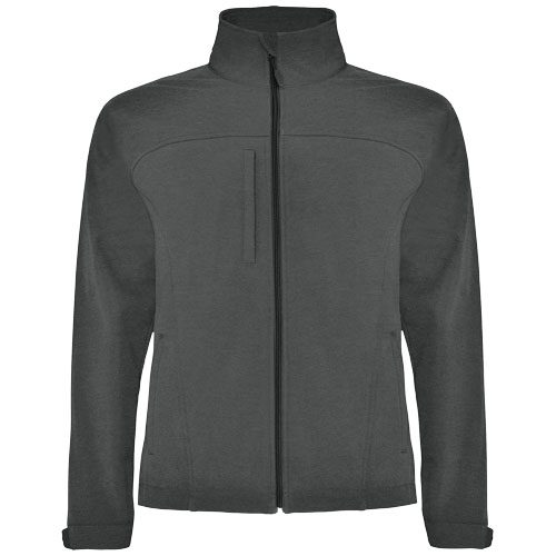 Veste promotionnelle softshell unisexe Rudolph ROLY Plomb foncé